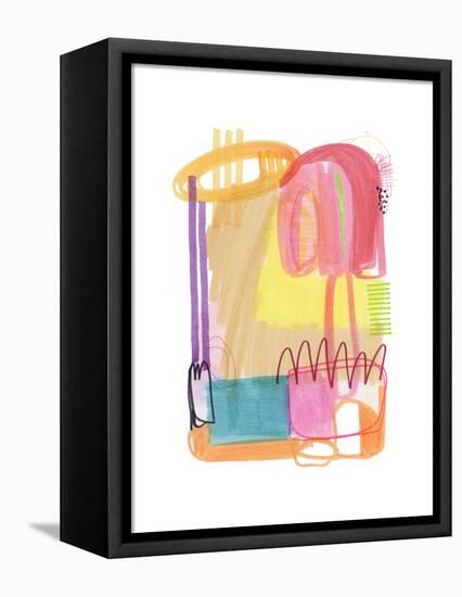 Abstract Drawing 9-Jaime Derringer-Framed Premier Image Canvas