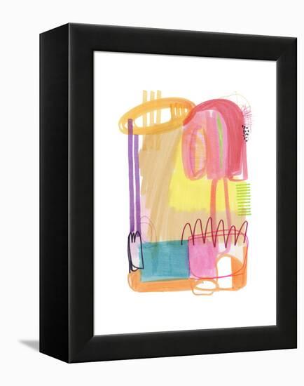 Abstract Drawing 9-Jaime Derringer-Framed Premier Image Canvas