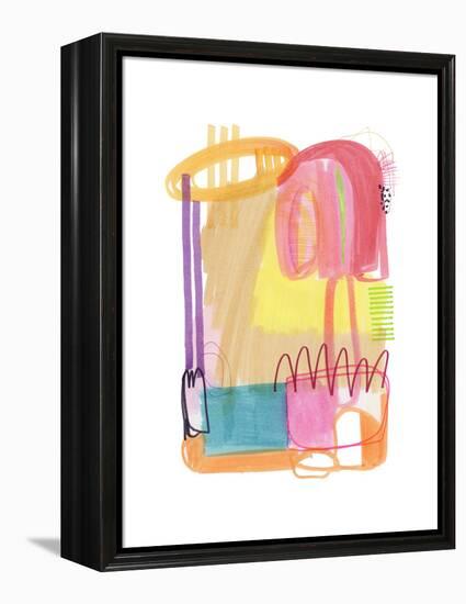 Abstract Drawing 9-Jaime Derringer-Framed Premier Image Canvas