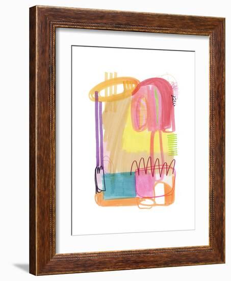 Abstract Drawing 9-Jaime Derringer-Framed Giclee Print