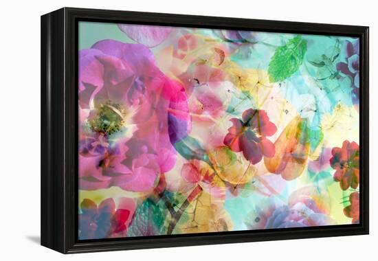 Abstract Dreamy Multicolor Blossoms in Water-Alaya Gadeh-Framed Premier Image Canvas