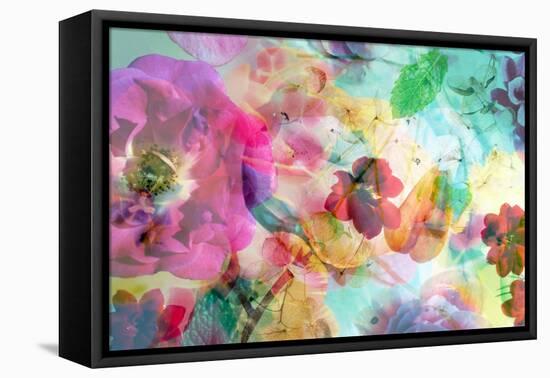 Abstract Dreamy Multicolor Blossoms in Water-Alaya Gadeh-Framed Premier Image Canvas