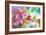 Abstract Dreamy Multicolor Blossoms in Water-Alaya Gadeh-Framed Photographic Print