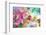 Abstract Dreamy Multicolor Blossoms in Water-Alaya Gadeh-Framed Photographic Print