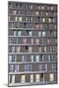 Abstract Exterior Facade of Student Residential High-Rise De Uithof Campus Netherlands-Julian Castle-Mounted Photo