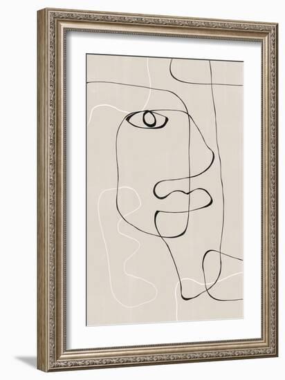 Abstract Face No1.-THE MIUUS STUDIO-Framed Giclee Print