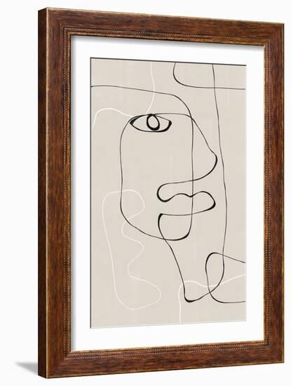 Abstract Face No1.-THE MIUUS STUDIO-Framed Giclee Print