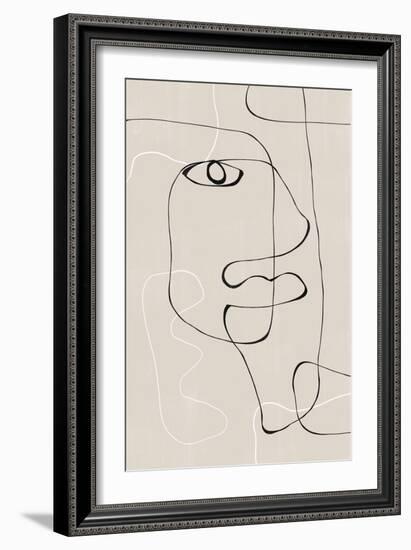 Abstract Face No1.-THE MIUUS STUDIO-Framed Giclee Print