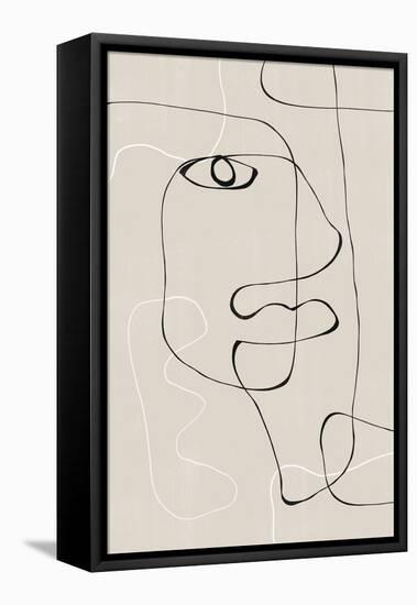 Abstract Face No1.-THE MIUUS STUDIO-Framed Premier Image Canvas