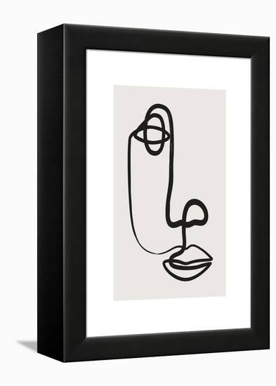 Abstract Face No1-Beth Cai-Framed Premier Image Canvas