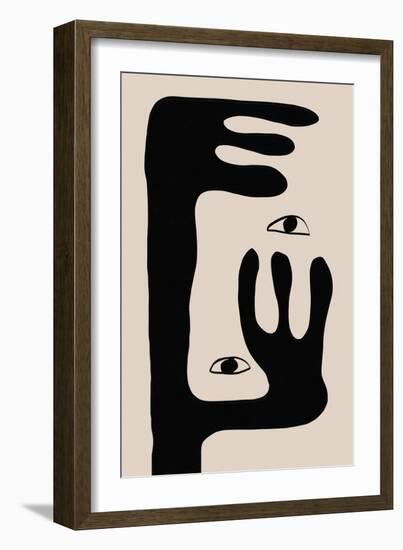 Abstract Face No2.-THE MIUUS STUDIO-Framed Giclee Print