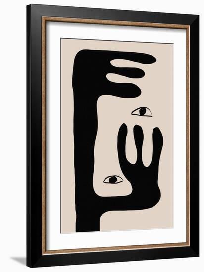 Abstract Face No2.-THE MIUUS STUDIO-Framed Giclee Print