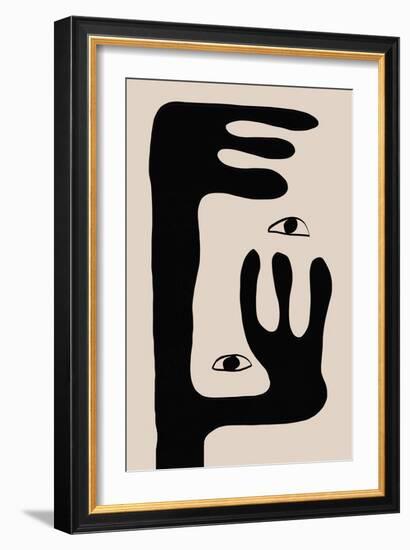 Abstract Face No2.-THE MIUUS STUDIO-Framed Giclee Print