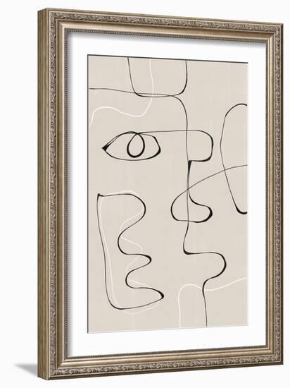 Abstract Face No2.-THE MIUUS STUDIO-Framed Giclee Print