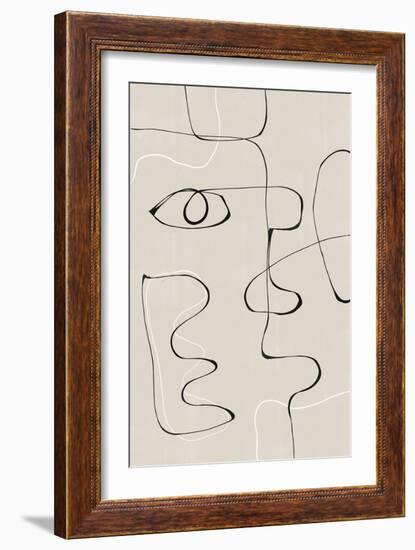 Abstract Face No2.-THE MIUUS STUDIO-Framed Giclee Print