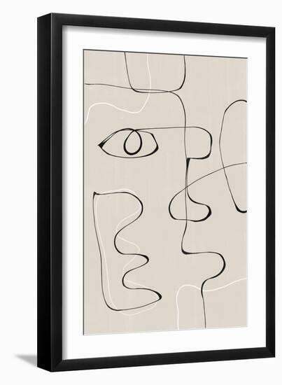 Abstract Face No2.-THE MIUUS STUDIO-Framed Giclee Print