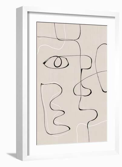 Abstract Face No2.-THE MIUUS STUDIO-Framed Giclee Print