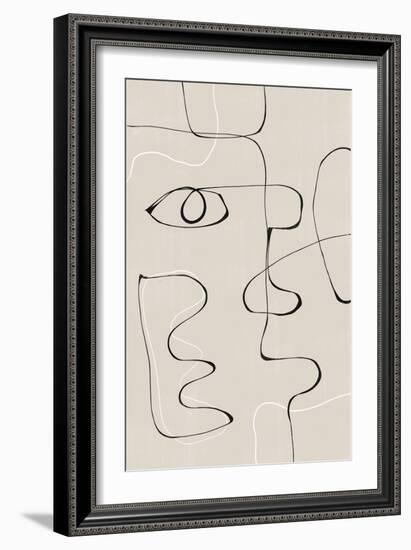 Abstract Face No2.-THE MIUUS STUDIO-Framed Giclee Print