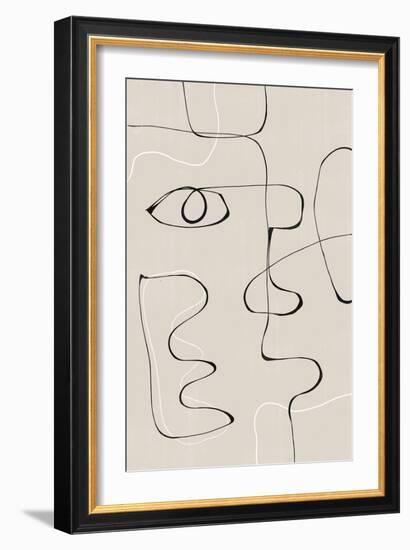 Abstract Face No2.-THE MIUUS STUDIO-Framed Giclee Print