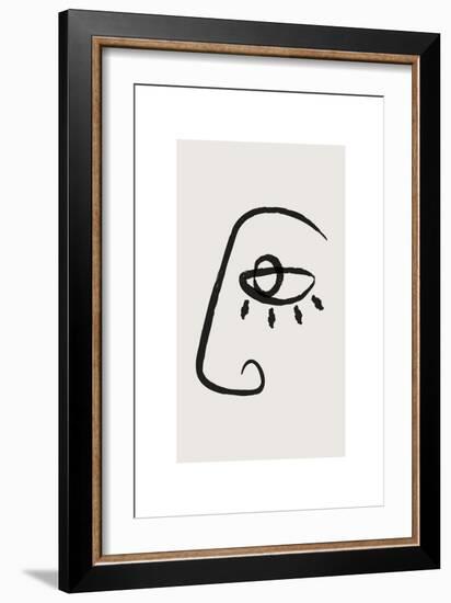 Abstract Face No2-Beth Cai-Framed Premium Giclee Print