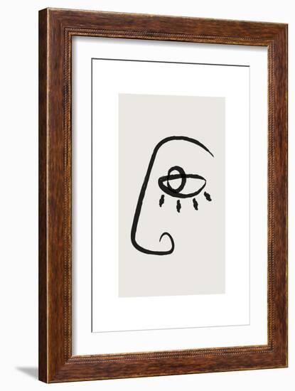 Abstract Face No2-Beth Cai-Framed Giclee Print