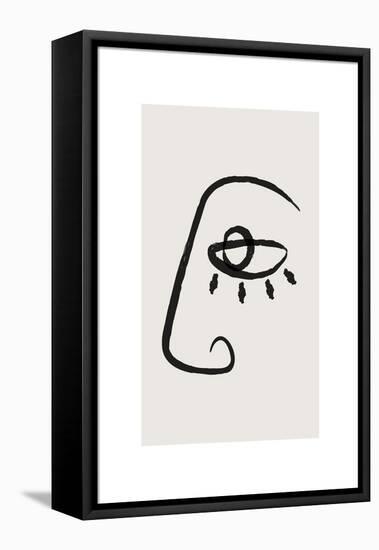 Abstract Face No2-Beth Cai-Framed Premier Image Canvas