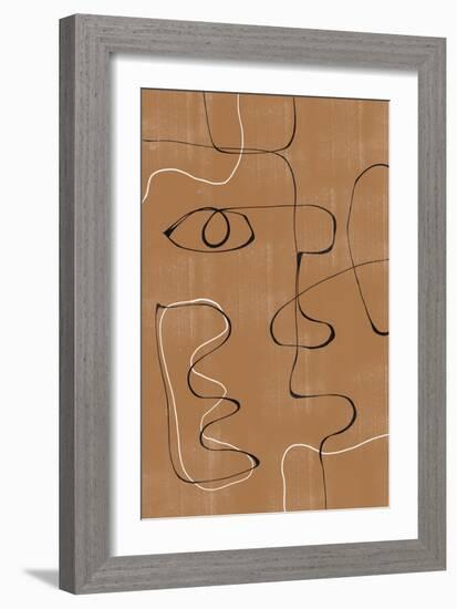 Abstract Face No3.-THE MIUUS STUDIO-Framed Giclee Print