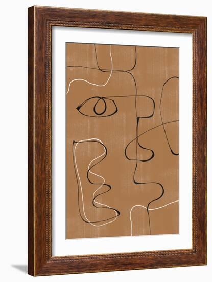 Abstract Face No3.-THE MIUUS STUDIO-Framed Giclee Print