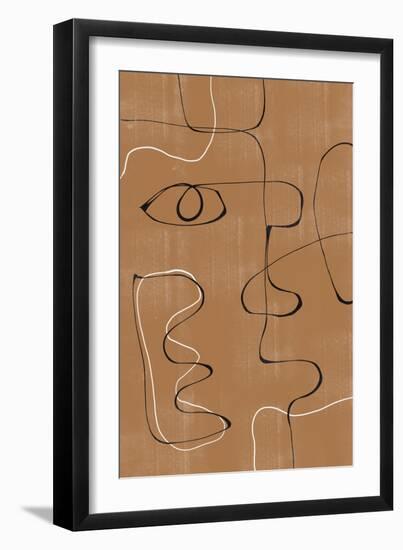 Abstract Face No3.-THE MIUUS STUDIO-Framed Giclee Print