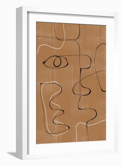 Abstract Face No3.-THE MIUUS STUDIO-Framed Giclee Print