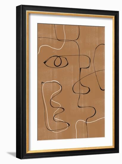 Abstract Face No3.-THE MIUUS STUDIO-Framed Giclee Print