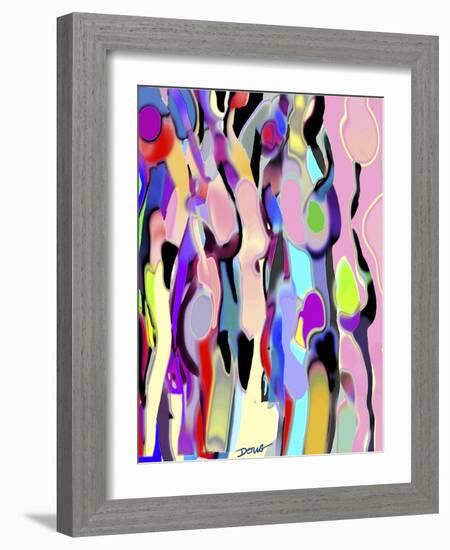 Abstract Female Forms-Diana Ong-Framed Giclee Print