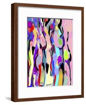 Abstract Female Forms-Diana Ong-Framed Giclee Print