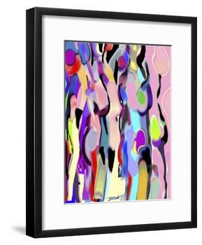Abstract Female Forms-Diana Ong-Framed Giclee Print