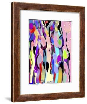 Abstract Female Forms-Diana Ong-Framed Giclee Print