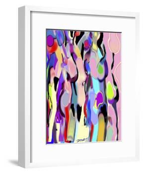 Abstract Female Forms-Diana Ong-Framed Giclee Print
