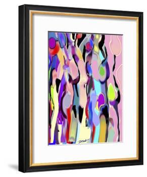 Abstract Female Forms-Diana Ong-Framed Giclee Print