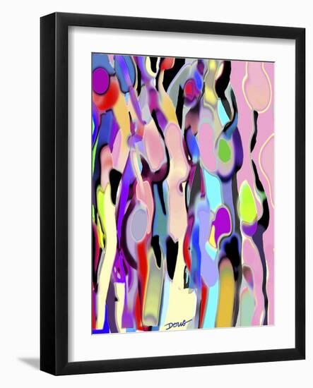 Abstract Female Forms-Diana Ong-Framed Giclee Print