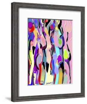 Abstract Female Forms-Diana Ong-Framed Giclee Print