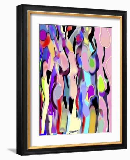 Abstract Female Forms-Diana Ong-Framed Giclee Print