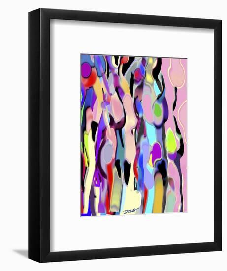 Abstract Female Forms-Diana Ong-Framed Premium Giclee Print