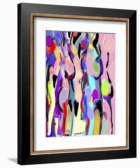 Abstract Female Forms-Diana Ong-Framed Premium Giclee Print