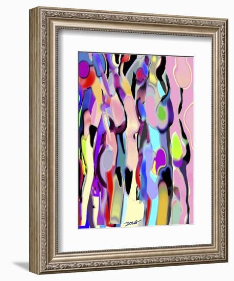 Abstract Female Forms-Diana Ong-Framed Giclee Print