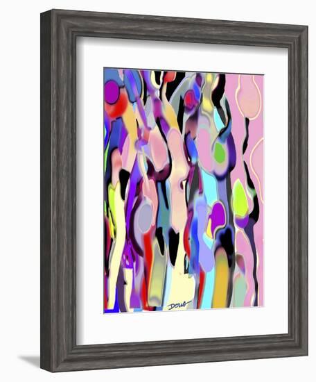 Abstract Female Forms-Diana Ong-Framed Giclee Print