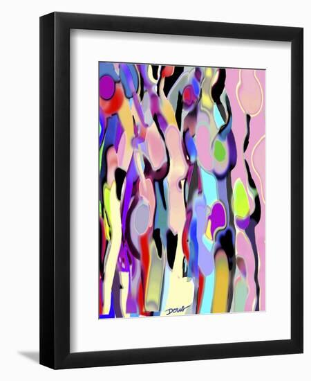 Abstract Female Forms-Diana Ong-Framed Giclee Print