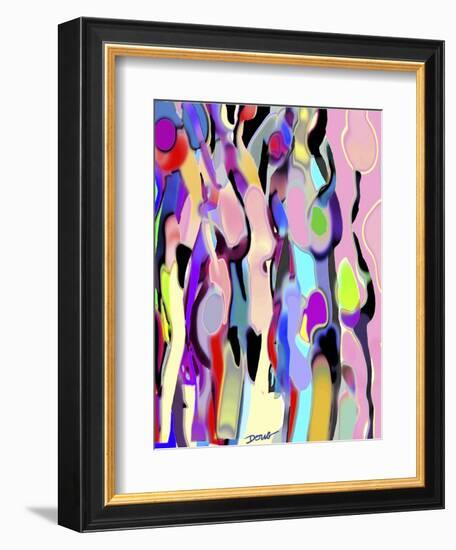 Abstract Female Forms-Diana Ong-Framed Giclee Print