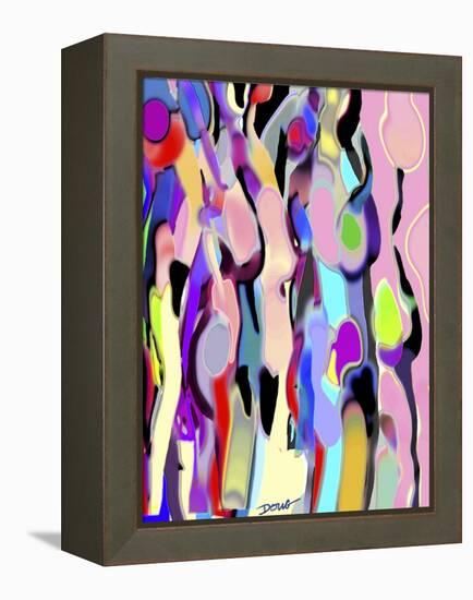 Abstract Female Forms-Diana Ong-Framed Premier Image Canvas