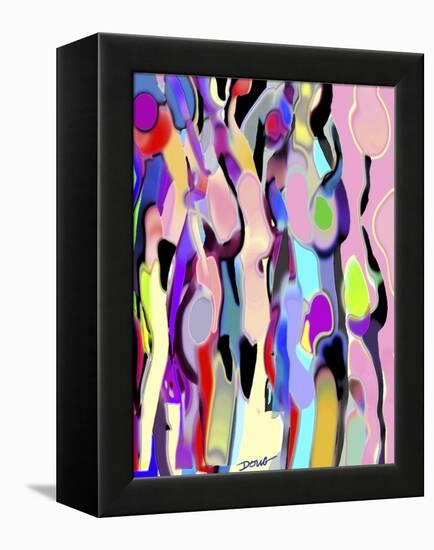 Abstract Female Forms-Diana Ong-Framed Premier Image Canvas