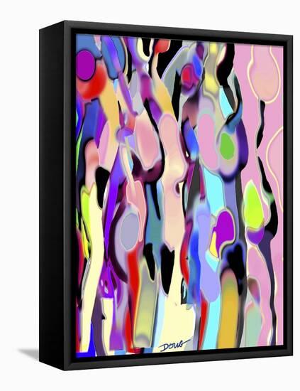 Abstract Female Forms-Diana Ong-Framed Premier Image Canvas