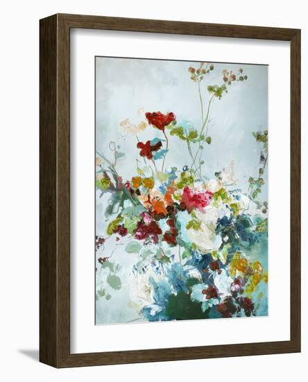 Abstract Floral 1-Design Fabrikken-Framed Art Print